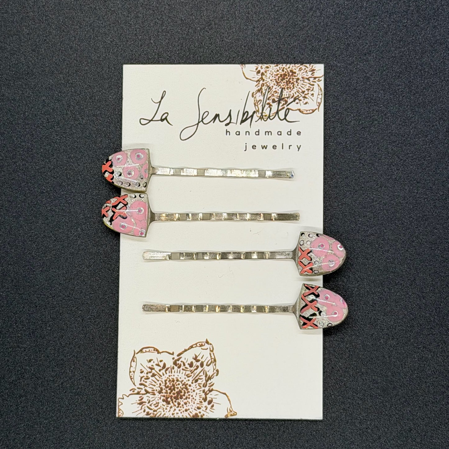 Hand-Painted Hair Pins - Fall2025