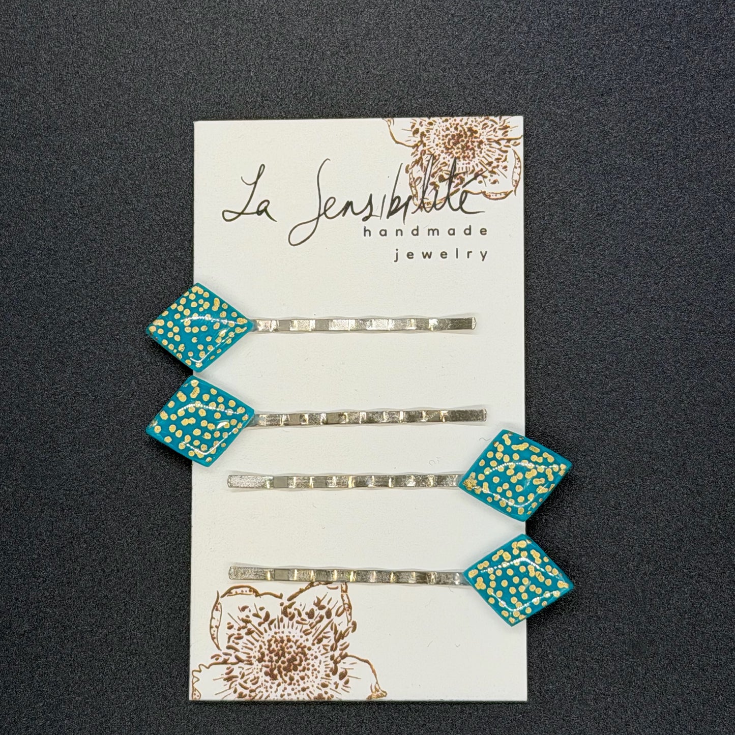 Hand-Painted Hair Pins - Fall2025
