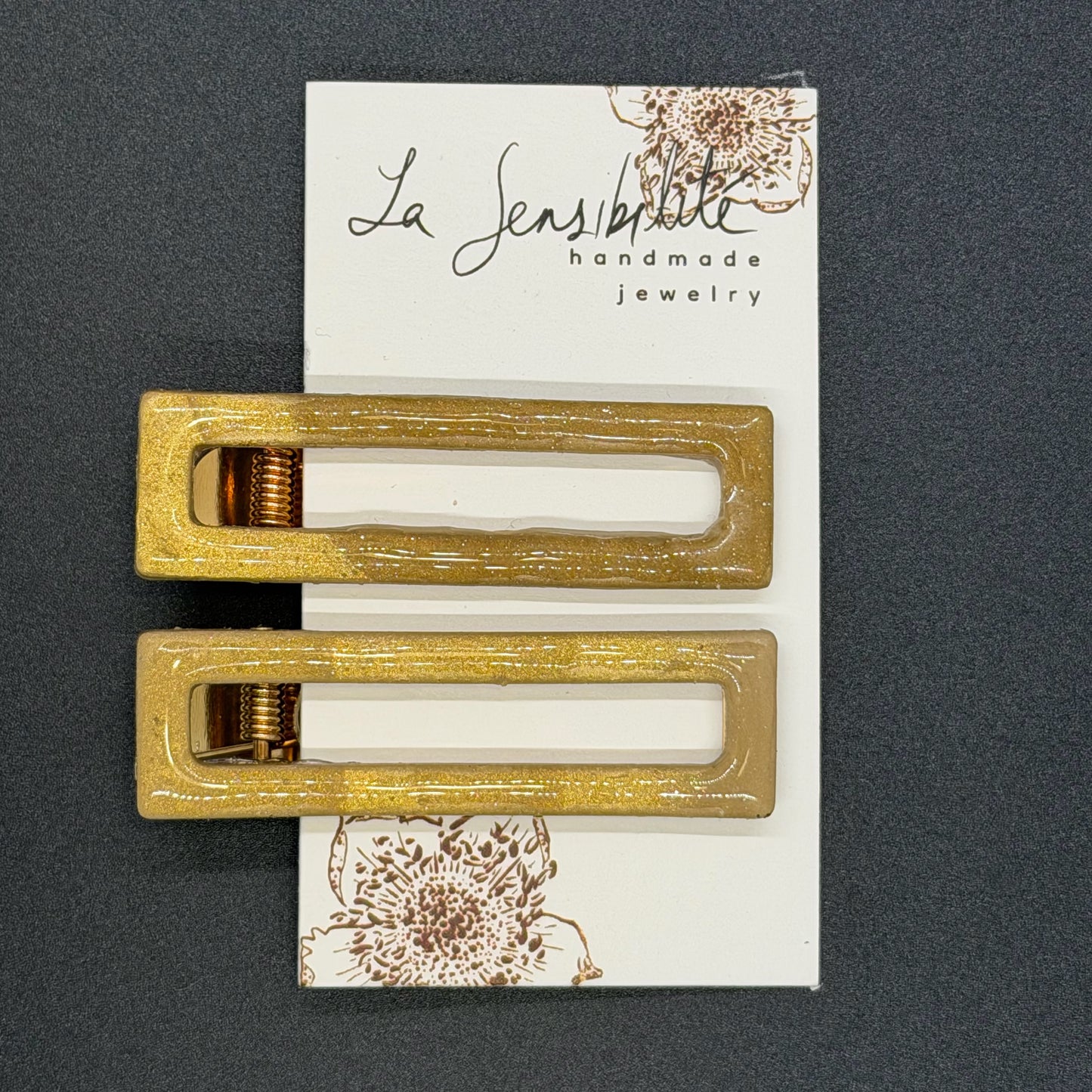 Rectangle Hair Clips - Fall2025