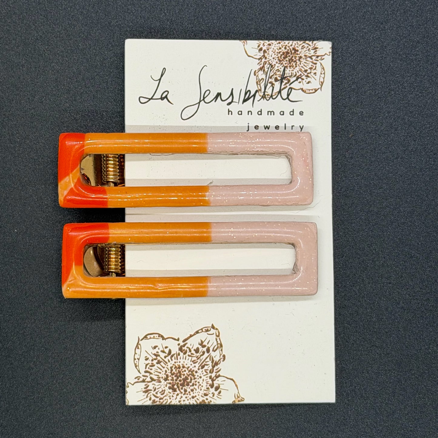 Rectangle Hair Clips - Fall2025