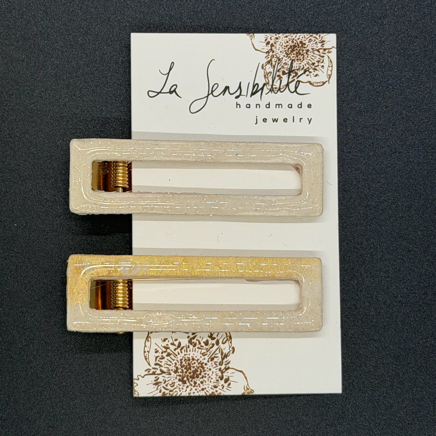 Rectangle Hair Clips - Fall2025