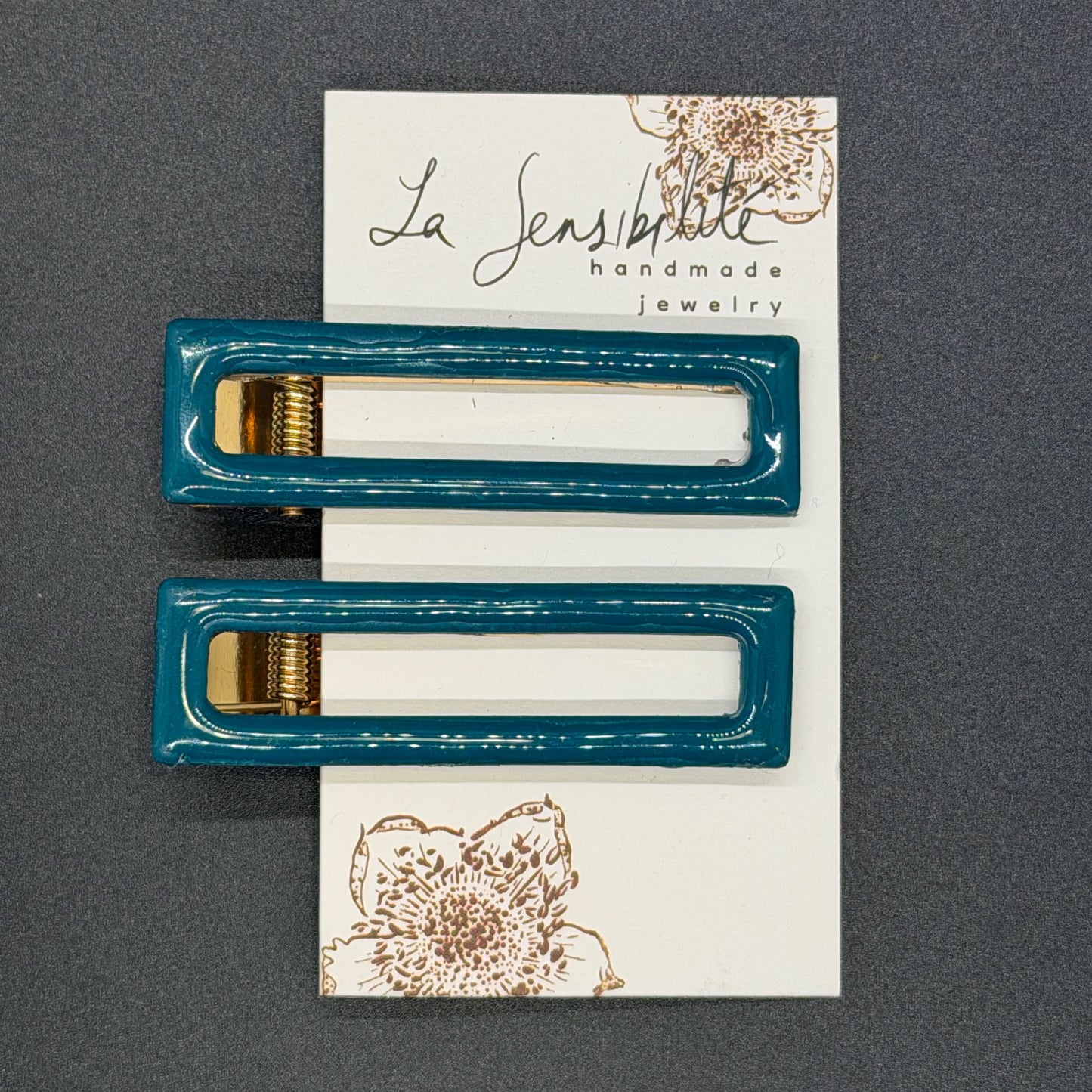 Rectangle Hair Clips - Fall2025