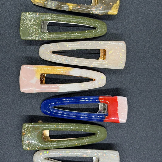 Triangle Hair Clips - Fall2025