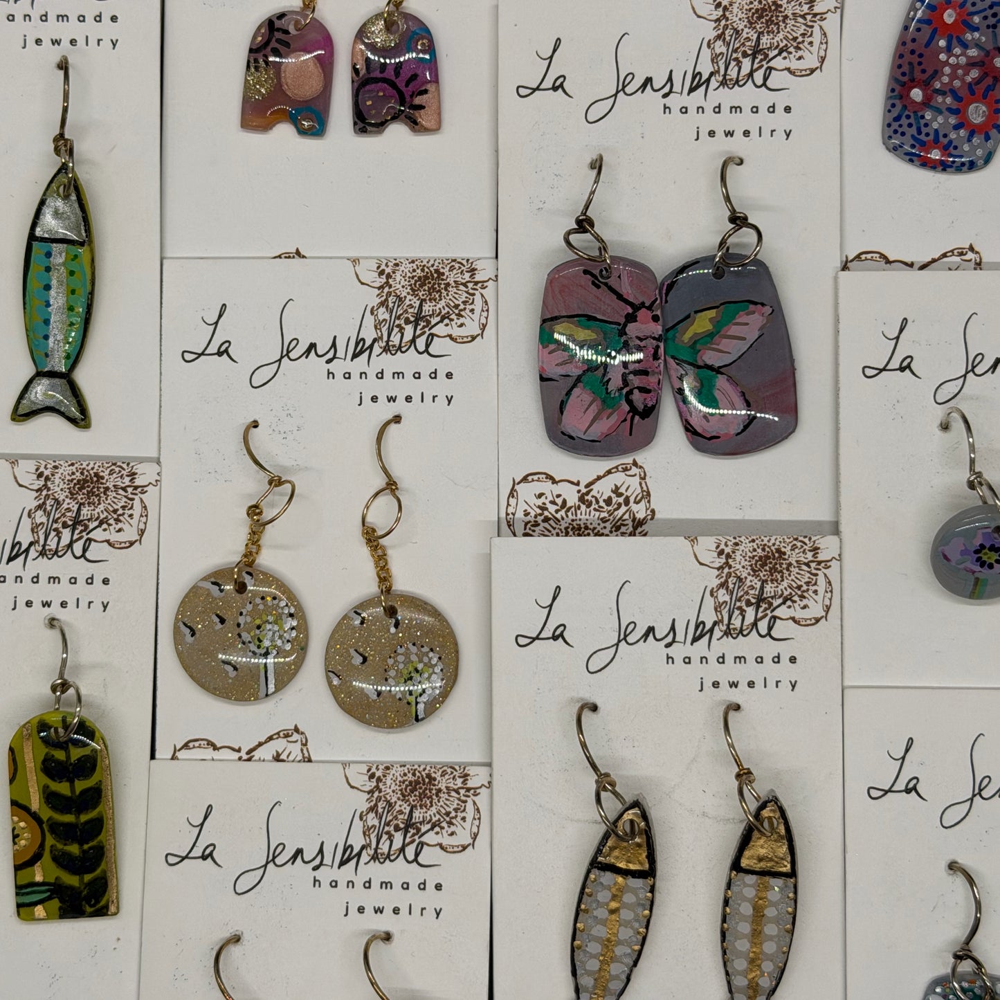 Hand-Painted Dangles - Fall2025