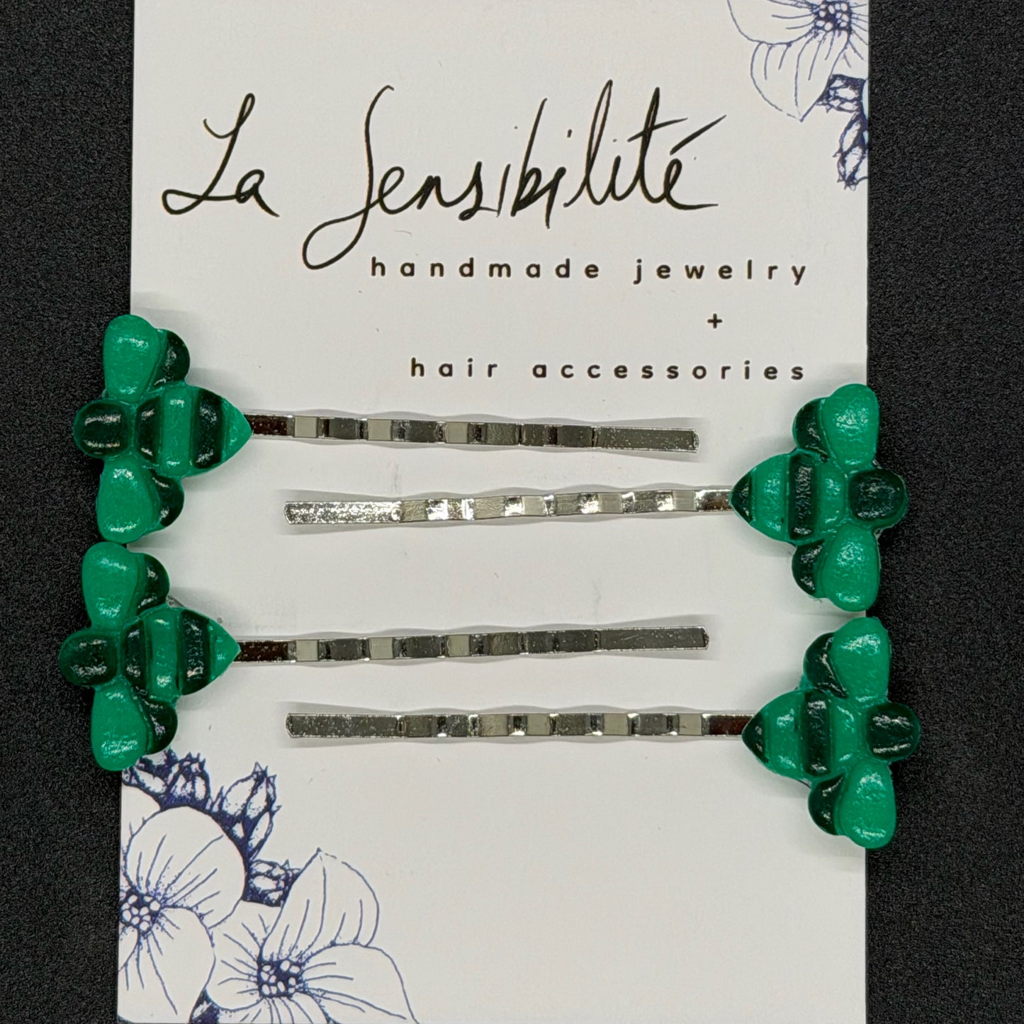 Hand-Painted Hair Pins - NEW