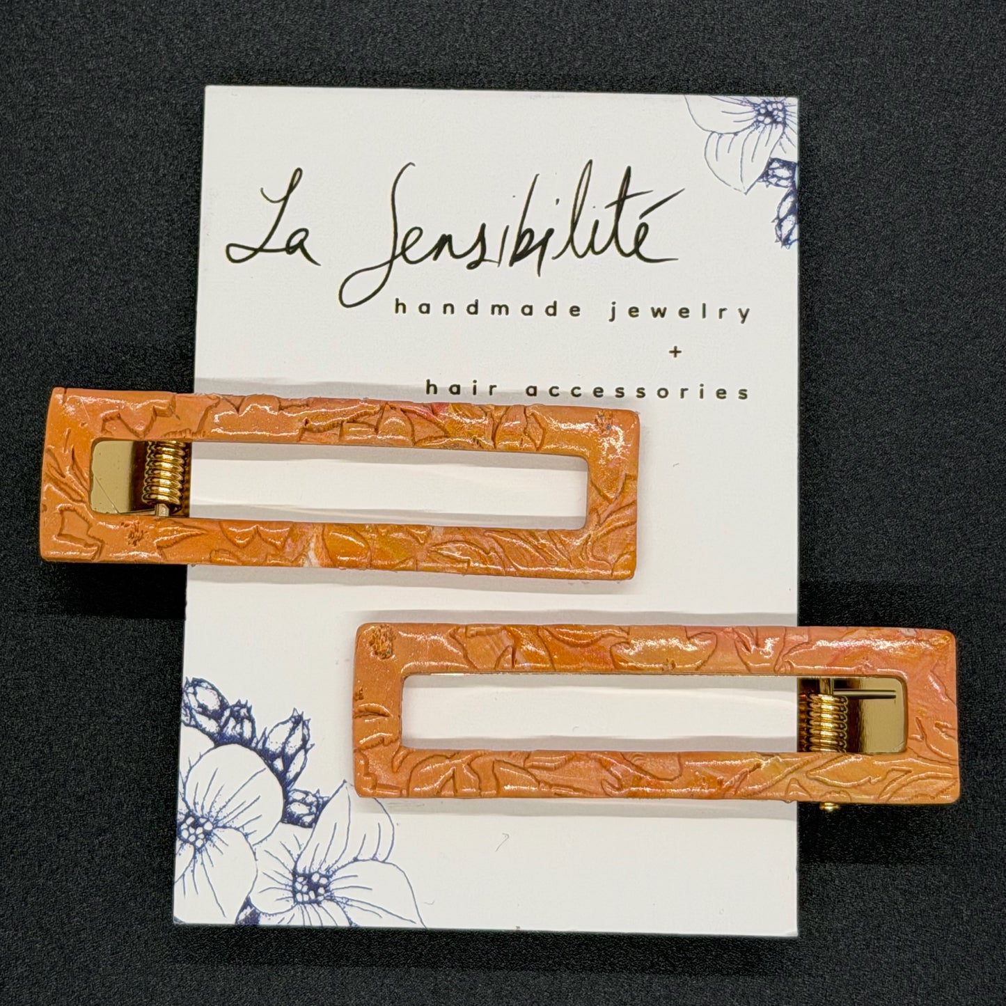 Rectangle Hair Clips - Fall2025