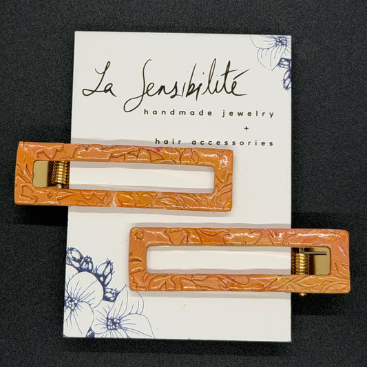 Rectangle Hair Clips - NEW