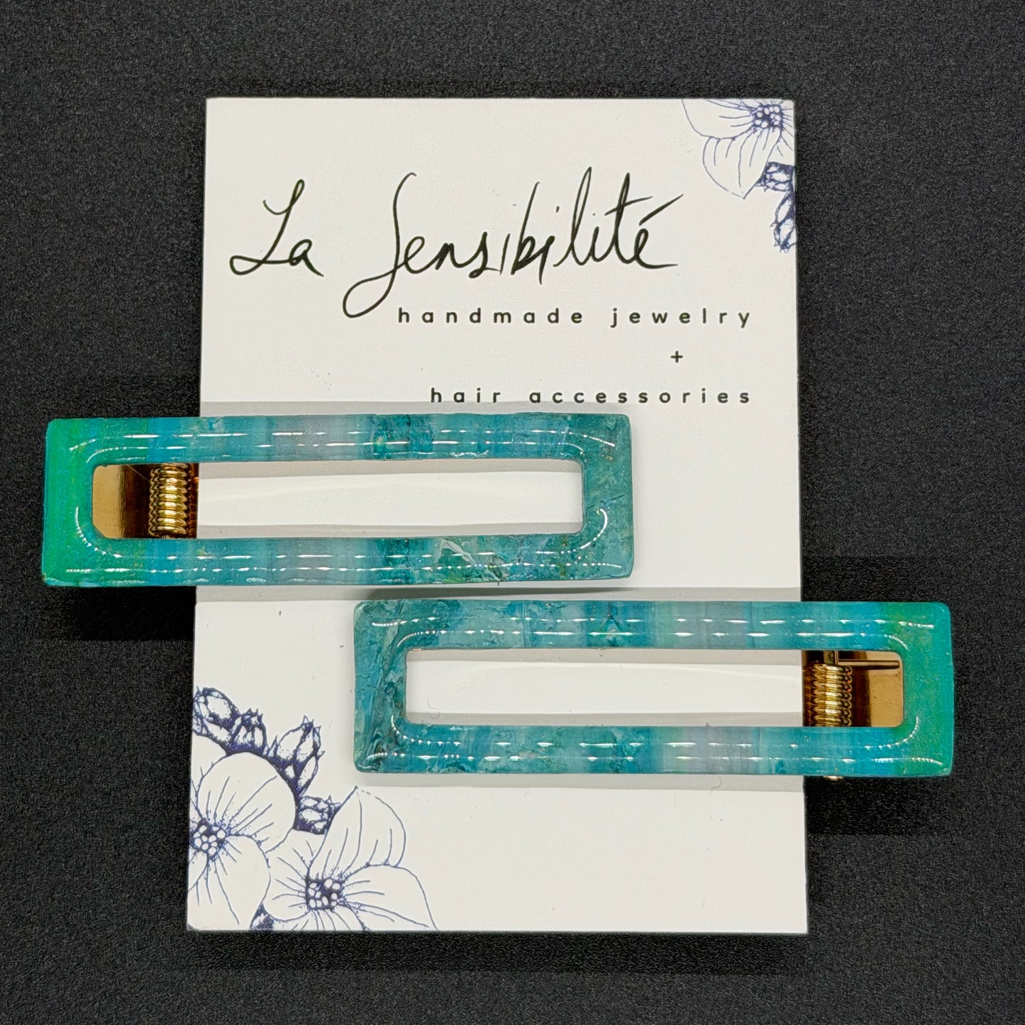 Rectangle Hair Clips - Fall2025