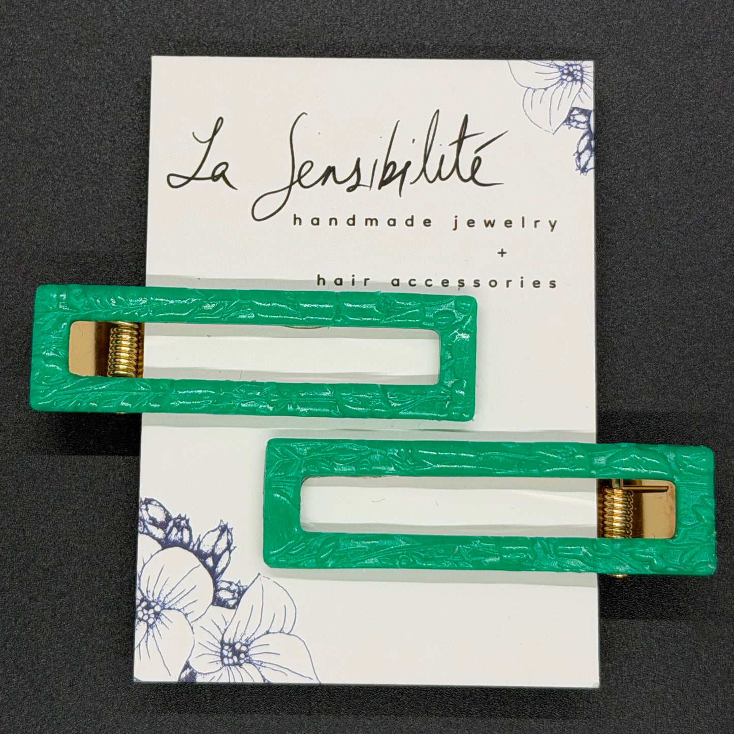 Rectangle Hair Clips - Fall2025