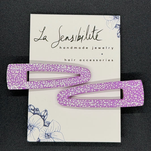 Triangle Hand-Painted Hair Clips - NEW
